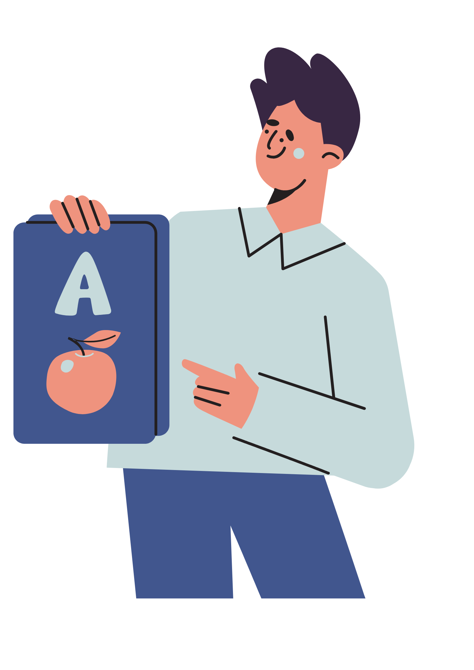 研究所學生插圖